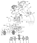 Page A Diagram and Parts List for RY60514  Ryobi Tiller