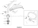 Page B Diagram and Parts List for RY70101A  Ryobi Trimmer