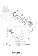 Page C Diagram and Parts List for RY70101A  Ryobi Trimmer