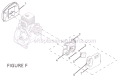 Page F Diagram and Parts List for RY70105  Ryobi Trimmer