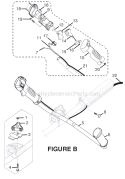 Page B Diagram and Parts List for RY70107A  Ryobi Trimmer
