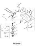 Page C Diagram and Parts List for RY70107A  Ryobi Trimmer