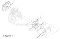 Page F Diagram and Parts List for RY70107A  Ryobi Trimmer