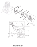 Page D Diagram and Parts List for RY70113  Ryobi Trimmer
