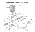 Page B Diagram and Parts List for RY74003D  Ryobi Chainsaw