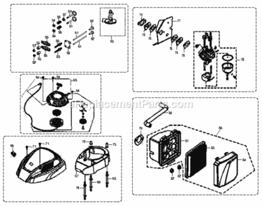 Page C Diagram and Parts List for RY80518  Ryobi Pressure Washer