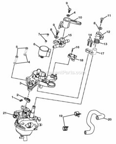 Page D Diagram and Parts List for RYI2200G  Ryobi Generator