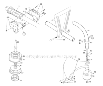 Part Location Diagram of 791-153422 Ryobi Guard And Blade Assembly
