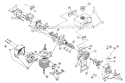 Page A Diagram and Parts List for 264-3 Ryan  009147701-012003060 Ryobi Trimmer