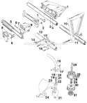 Part Location Diagram of 791-145889 Ryobi Throttle Cable Housing
