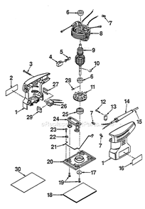 Part Location Diagram of 6370053 Ryobi Switch Cover