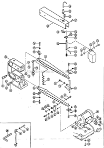 Part Location Diagram of 1880003 Ryobi Rear Cover