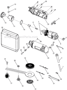 Part Location Diagram of 560783005 Ryobi Relief Strain