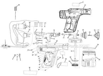 Part Location Diagram of 560141002 Ryobi Bend Relief