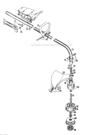 Page B Diagram and Parts List for GT2815 Singer  401000001 Ryobi Trimmer