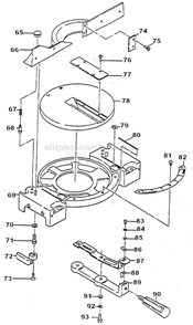 Part Location Diagram of 1950001 Ryobi Miter Indicator
