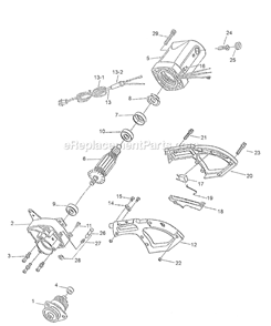 Part Location Diagram of 303288000 Ryobi Micro Switch (125/250 Vac)