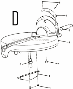 Part Location Diagram of 870029001 Ryobi Bevel Scale