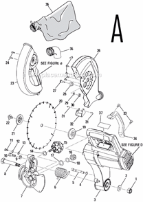 Part Location Diagram of 330019000 Ryobi Dust Guide