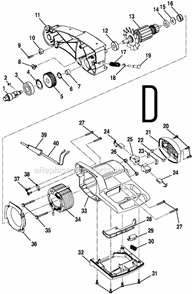 Part Location Diagram of 50001100 Ryobi BALL BEARING
