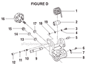 Page D Diagram and Parts List for TS1551  Ryobi Miter Saw