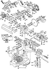 Part Location Diagram of 4830008 Ryobi Handle Bar Assembly Tss200