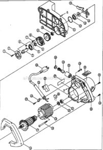 Page A Diagram and Parts List for TSS220  Ryobi Miter Saw