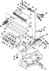 Page C Diagram and Parts List for TSS220  Ryobi Miter Saw