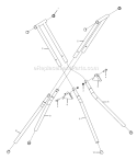 Page B Diagram and Parts List for WS720S  Ryobi Tile Saw