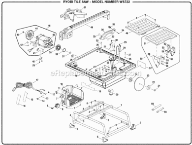 Part Location Diagram of 089041002078 Ryobi Motor.