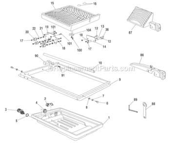Part Location Diagram of 080009002107 Ridgid Hex Key (M6)