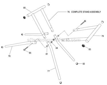 Page C Diagram and Parts List for WS730  Ryobi Tile Saw