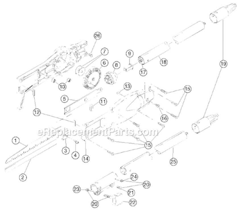 Page A Diagram and Parts List for TP720R 41AJTP-A034 Ryobi Pole Saw