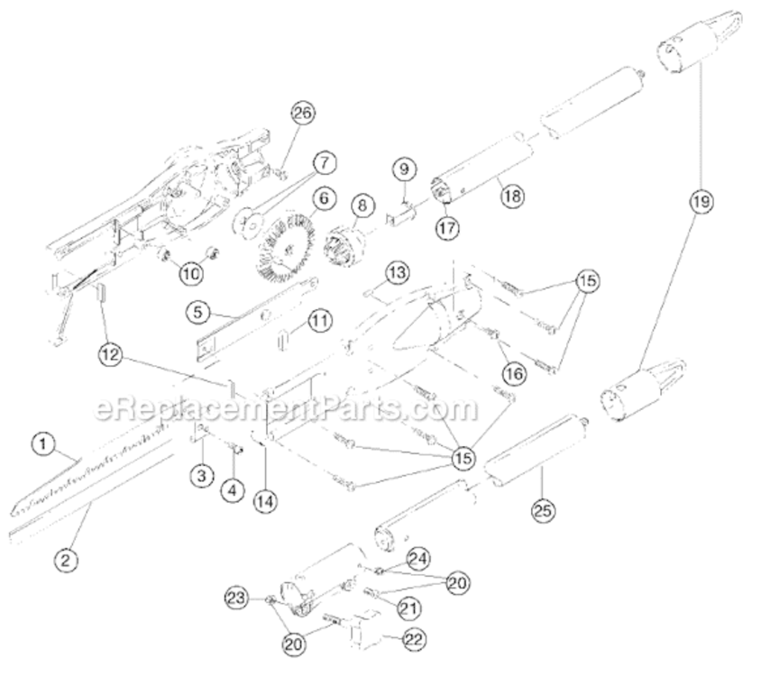 Page A Diagram and Parts List for TP720R 41AJTP-B034 Ryobi Pole Saw