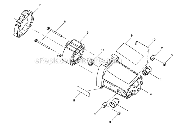 Figure F Diagram and Parts List for TS1552LA  Ryobi Miter Saw