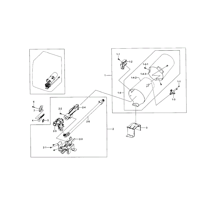 Duct And Burner Diagram and Parts List for DV5471AGP XAA-00 Samsung Dryer