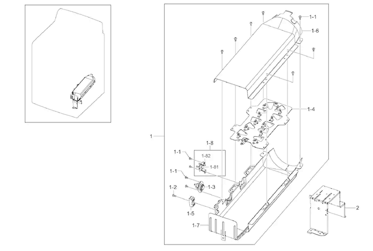 Duct Heater Diagram and Parts List for DV456EWHDSU AA-0000 Samsung Dryer