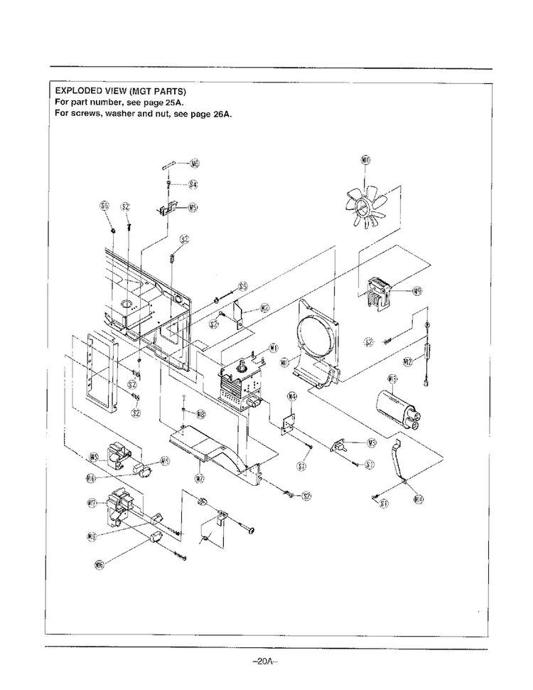 Parts List Page 3 Diagram and Parts List for MW2030U XAA Samsung Microwave