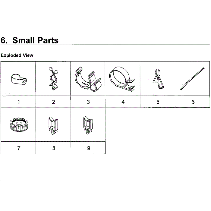 Small Diagram and Parts List for WA40J3000AW A2-13 Samsung Washer
