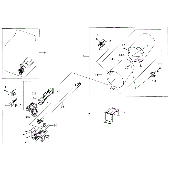 Duct And Burner Diagram and Parts List for DV422GWHDWR AA-00 Samsung Dryer