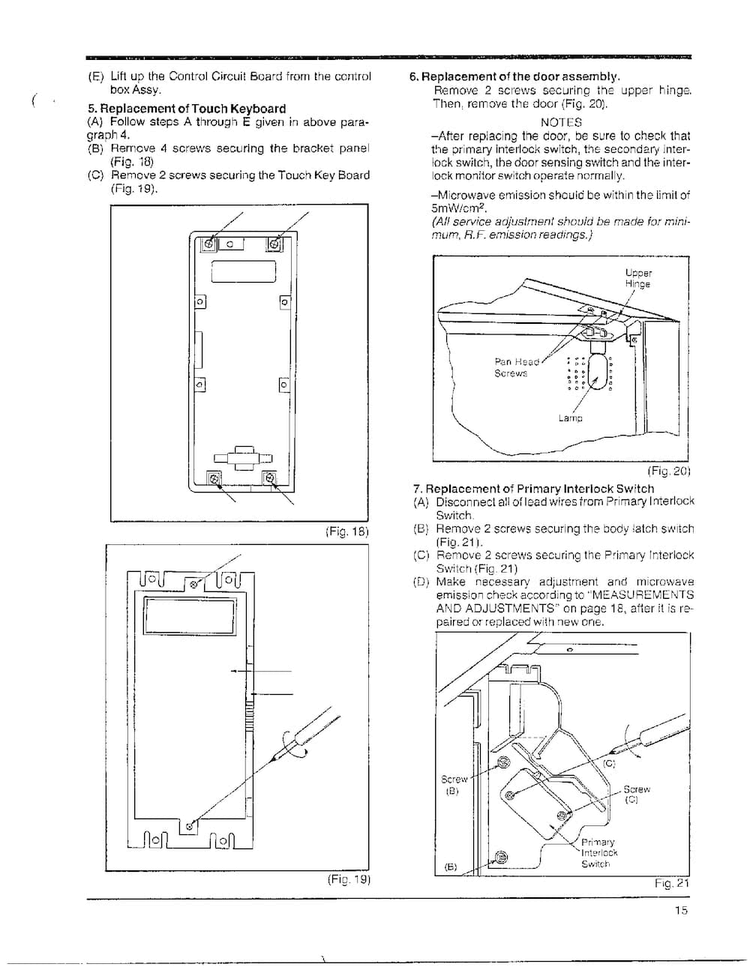 Disassembly/parts Replacement Page 3 Diagram and Parts List for MW4530U XAA Samsung Microwave