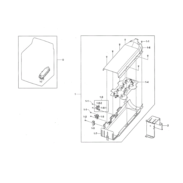 Heater Duct-Electric Diagram and Parts List for DV45H7000EP A3-01 Samsung Dryer