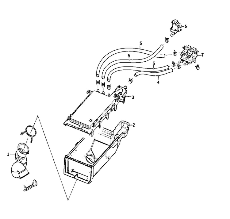 Drawer Assy 2 Diagram and Parts List for WF410ANR XAA Samsung Washer