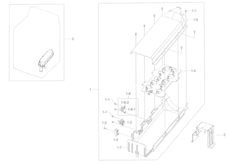 Duct Heater Diagram and Parts List for DV45K7600EW A3-0000 Samsung Dryer