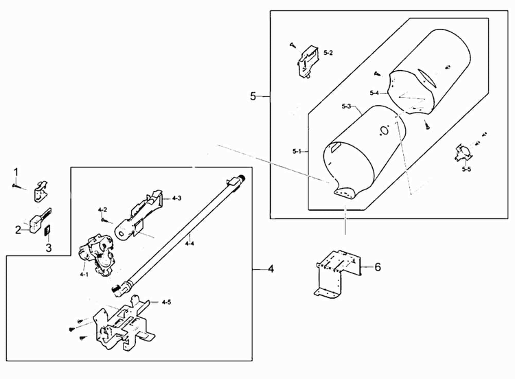 Heater Assy Diagram and Parts List for DV210AGW XAA Samsung Dryer