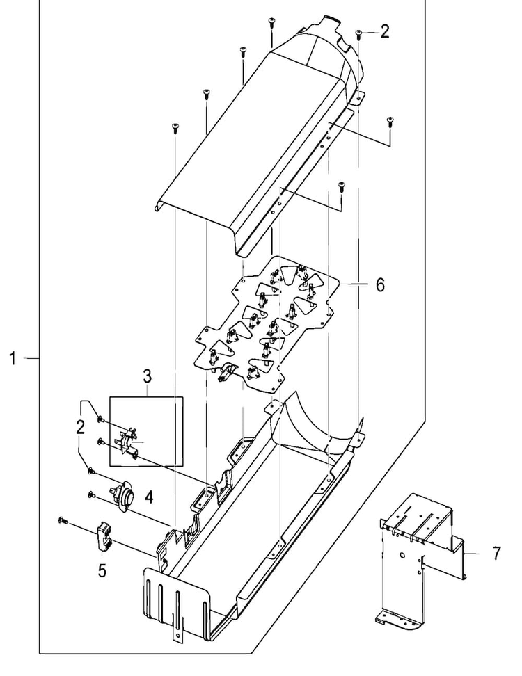 Heater Assy Diagram and Parts List for DV410AER XAA Samsung Dryer
