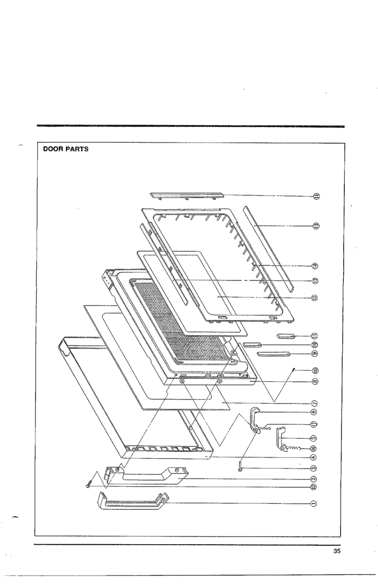 Complete Microwave Page 5 Diagram and Parts List for MW4530U XAA Samsung Microwave