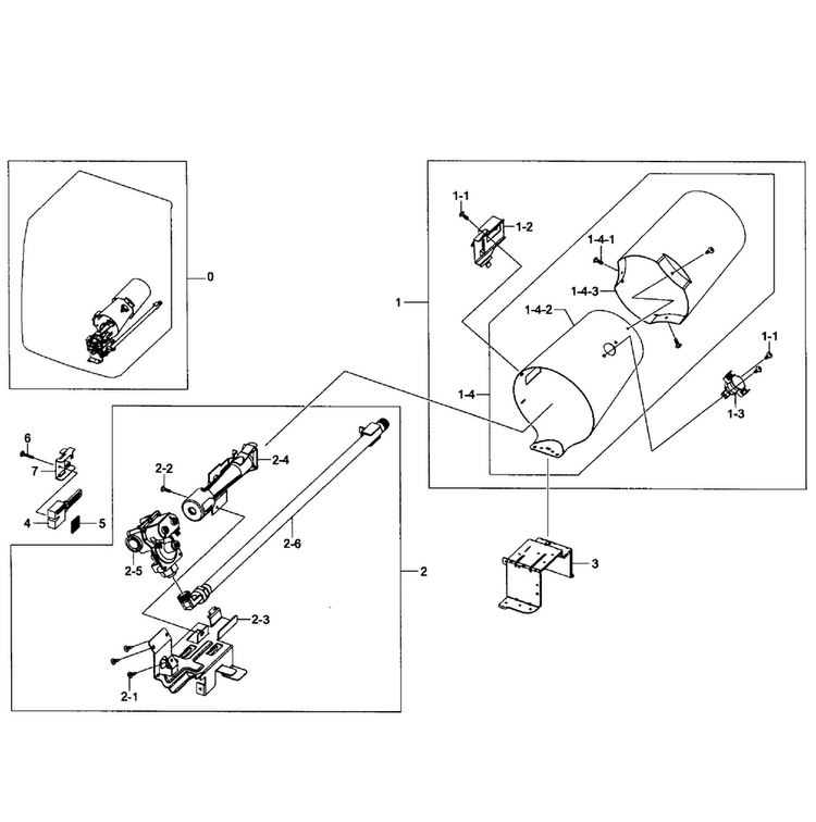 Heater Assy Diagram and Parts List for DV455GVGSWR AA-0001 Samsung Dryer