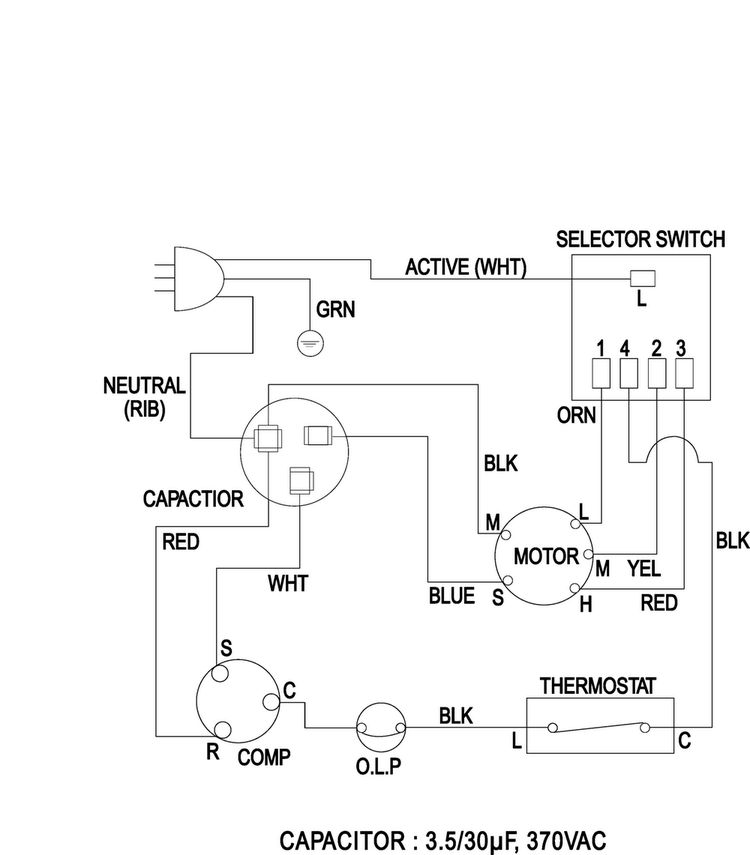 Wiring Information Diagram and Parts List for AW0510 XAA Samsung Air Conditioner