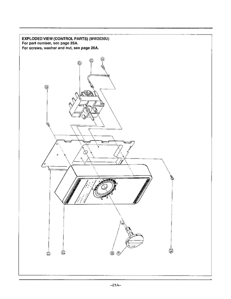 Parts List Page 4 Diagram and Parts List for MW2030U XAA Samsung Microwave